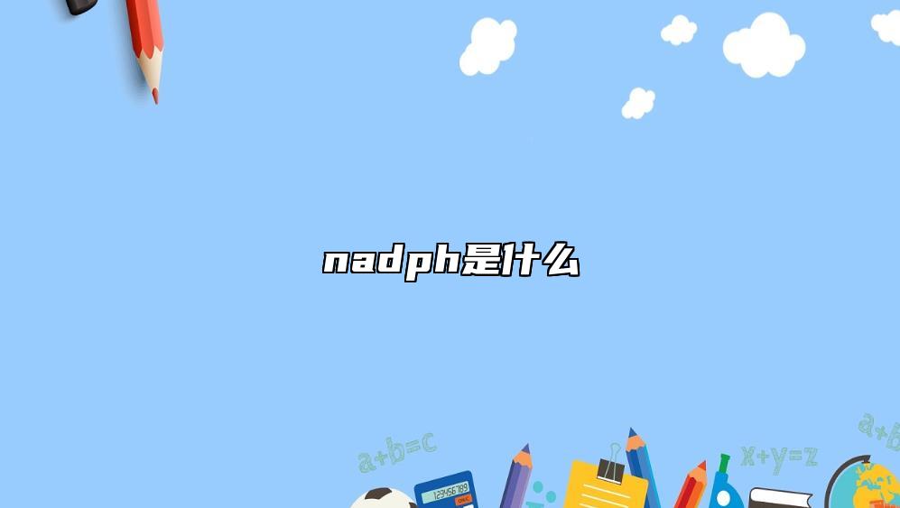 nadph是什么