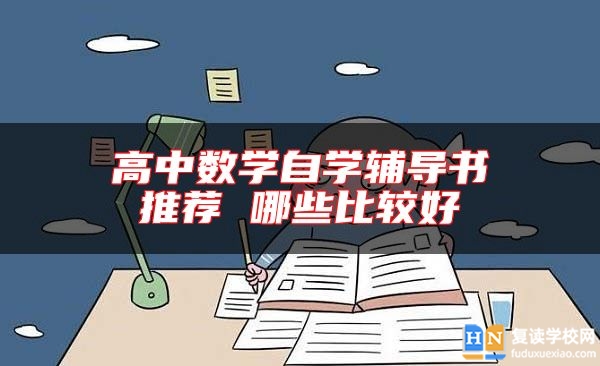 高中数学自学辅导书推荐 哪些比较好